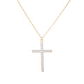 Classic Crystal Cross Necklace
