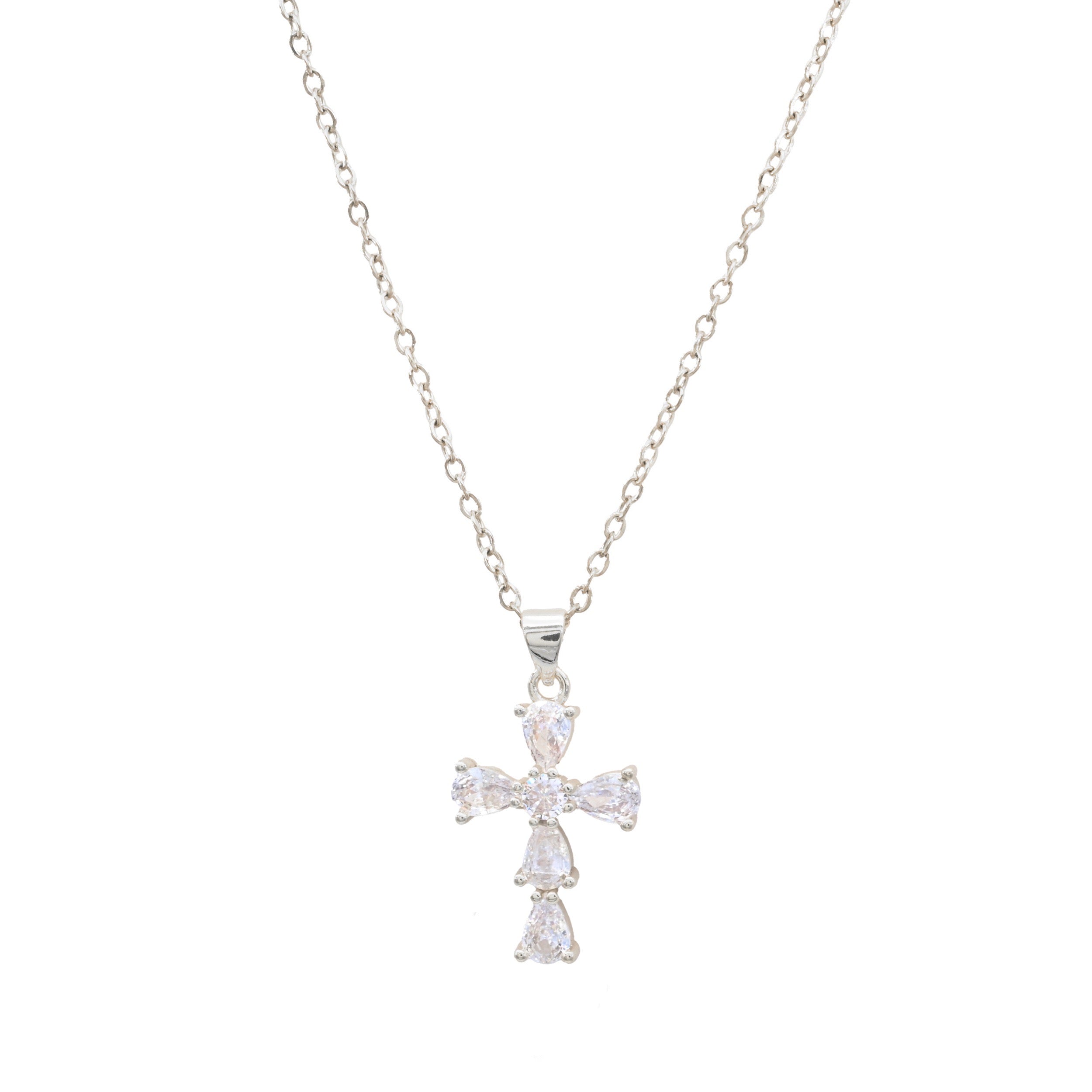 Radiant Cross Necklace