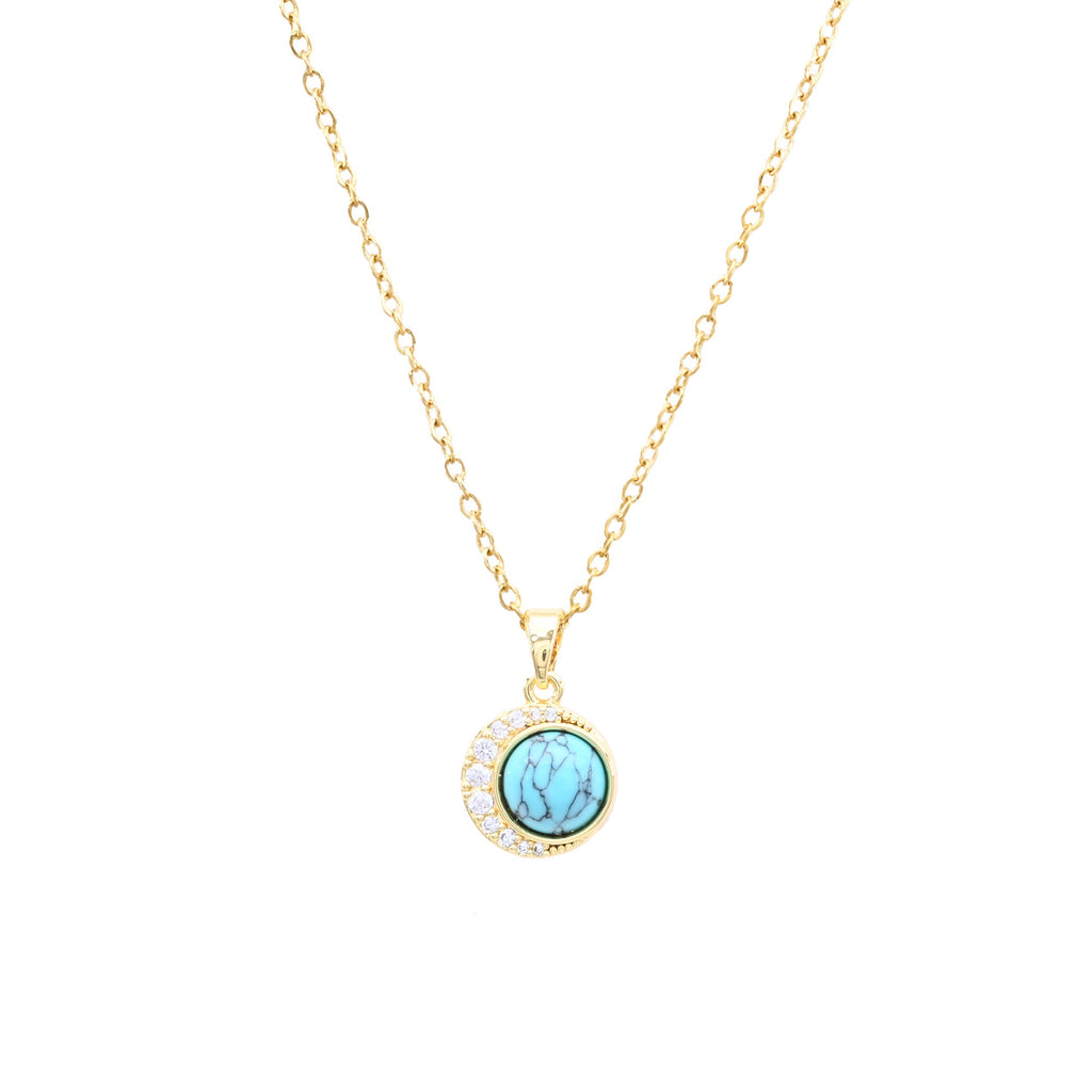 Smoky Moon Necklace