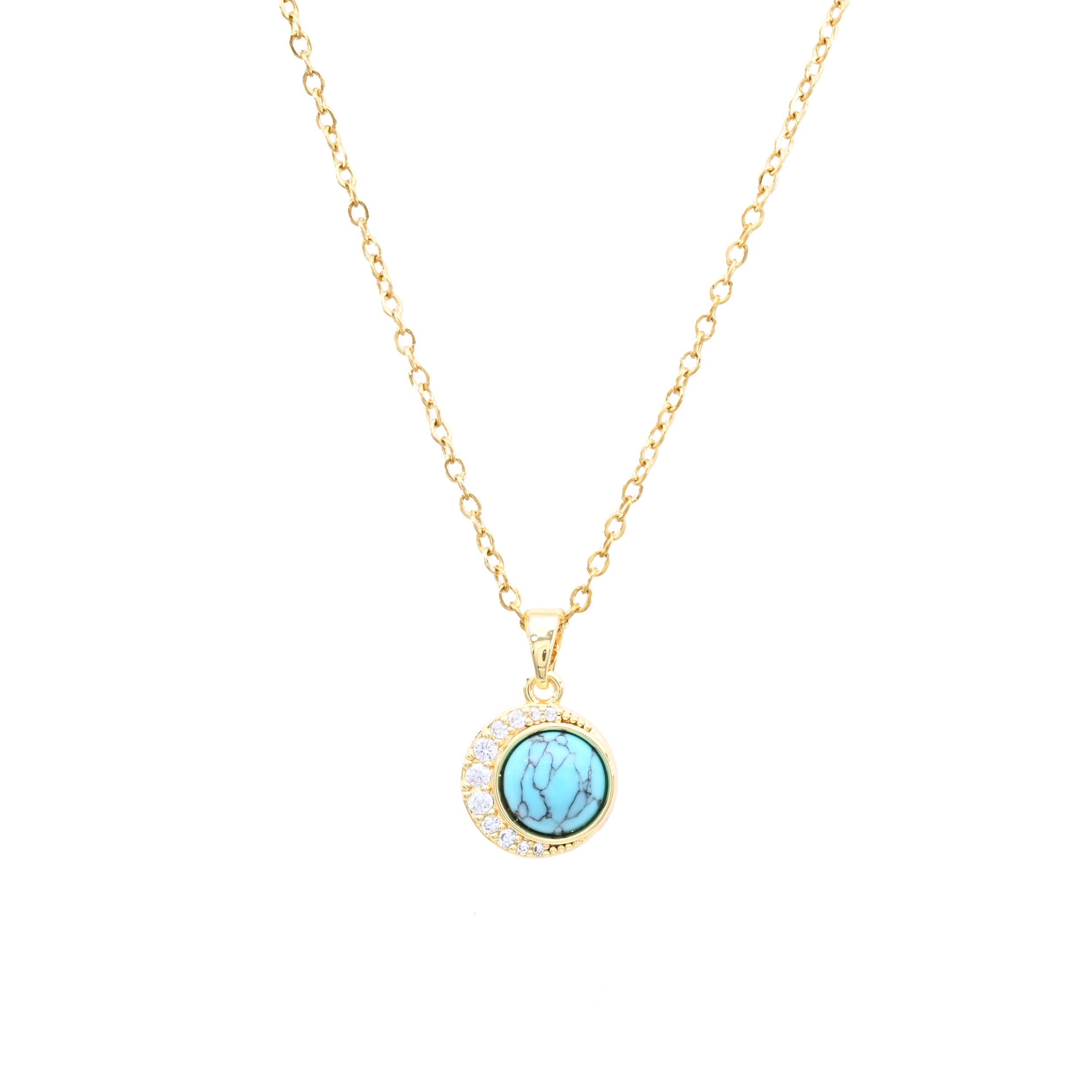 Smoky Moon Necklace