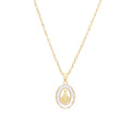 Blessed Mother Medallion Necklace