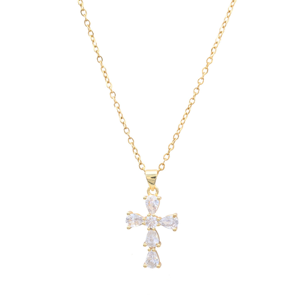 Radiant Cross Necklace