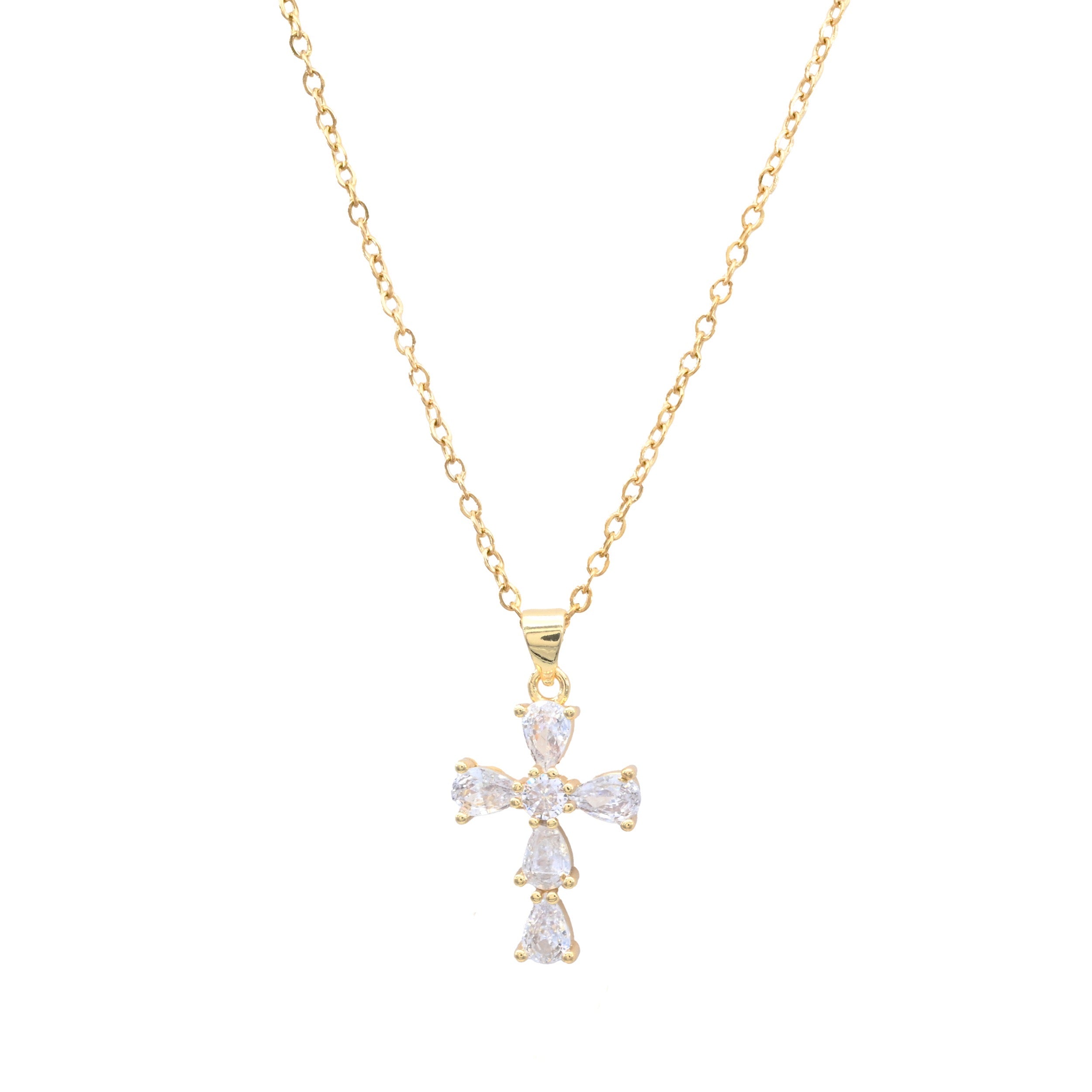 Radiant Cross Necklace