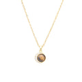Smoky Moon Necklace