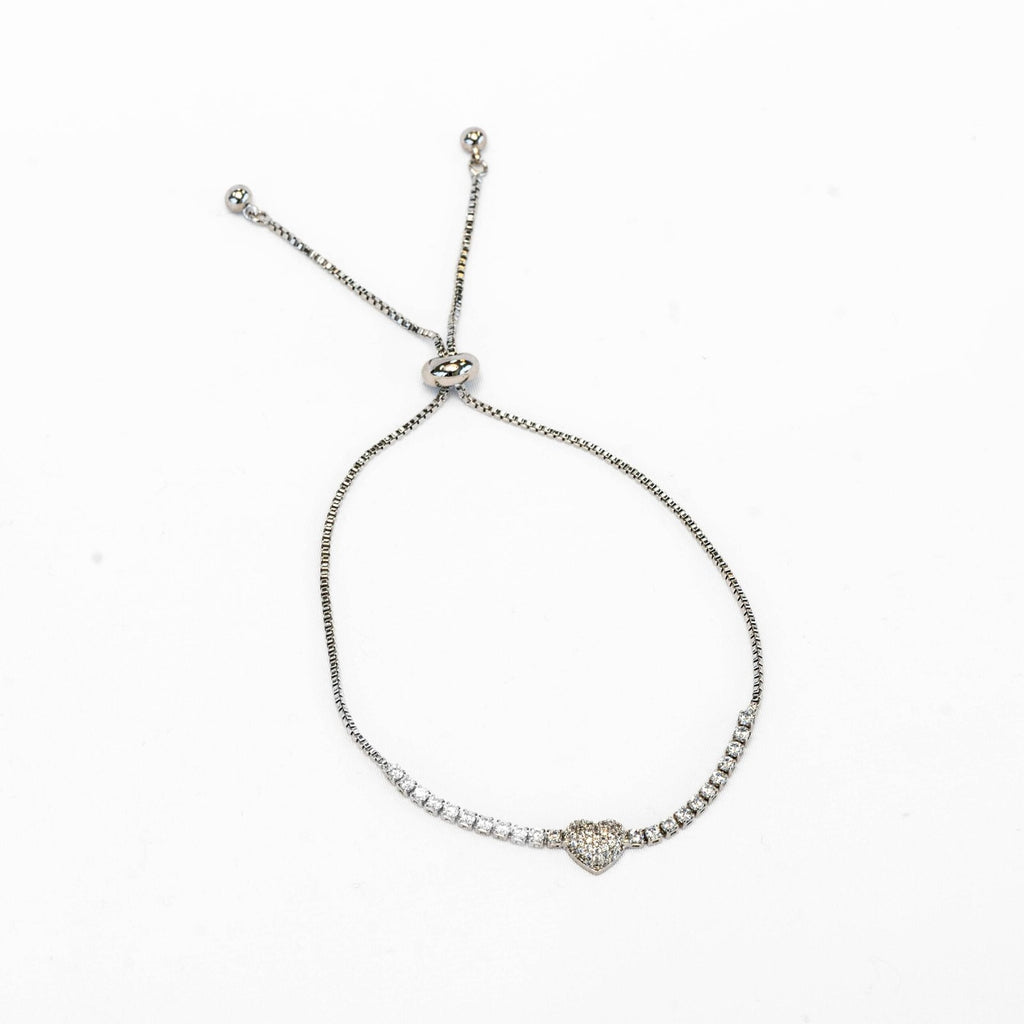 Chunky Heart - Silver