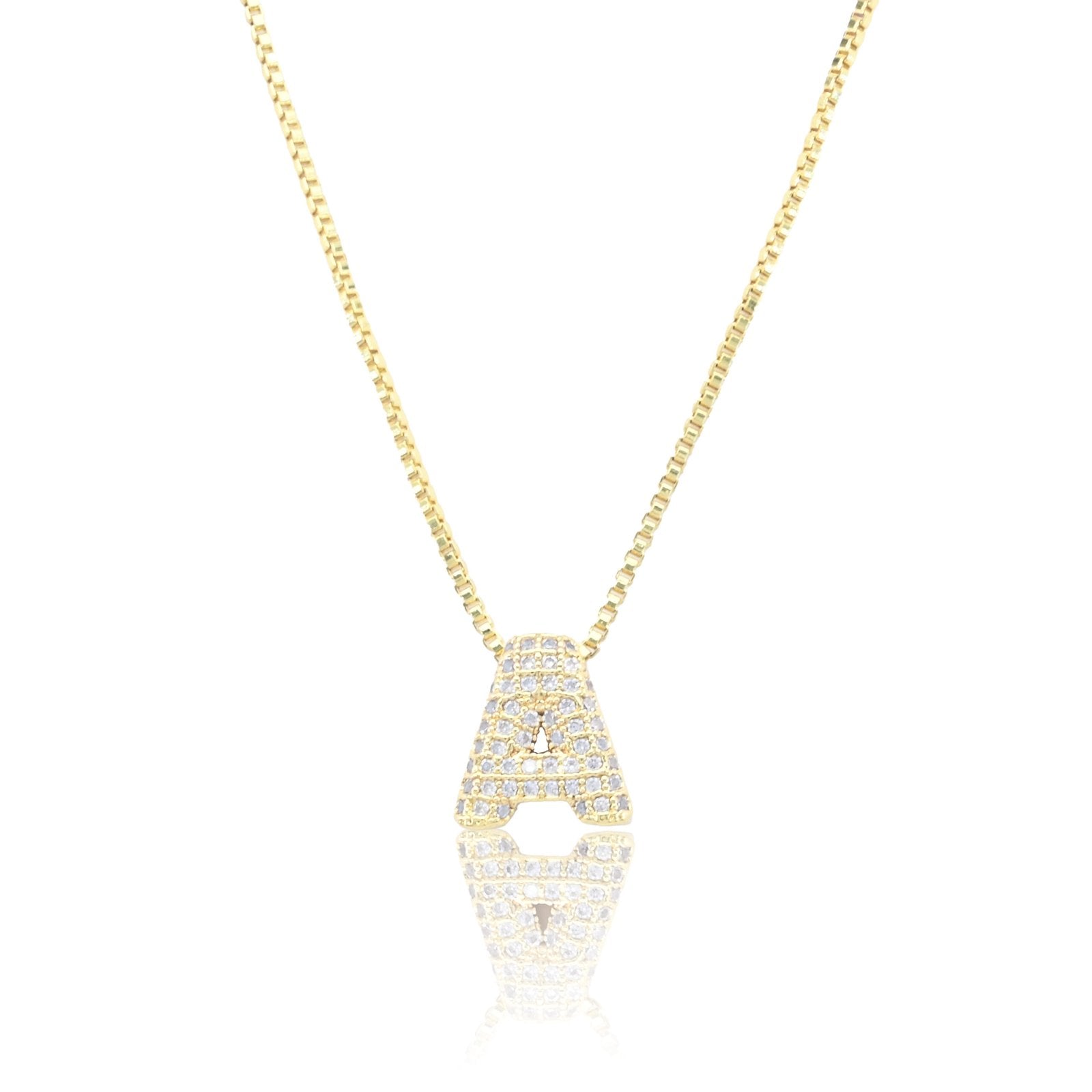 Chunky Initial - Gold, Z