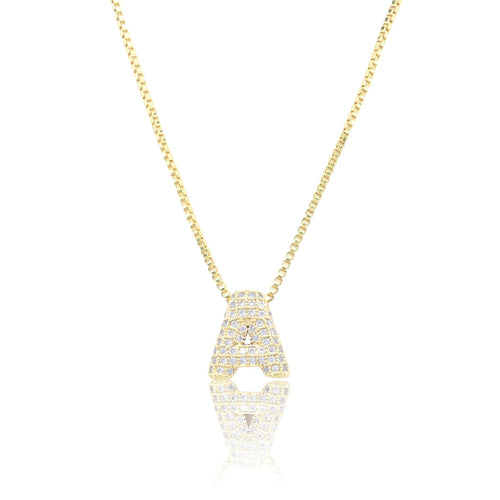 Chunky Initial - Gold, Z