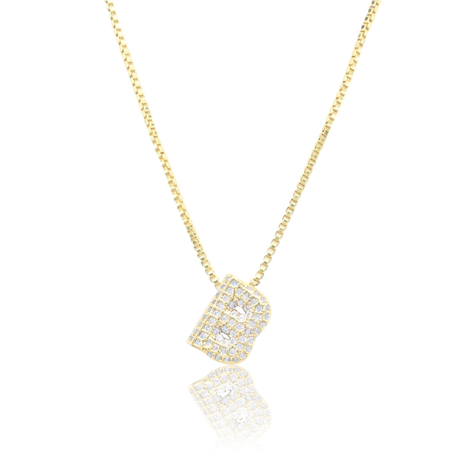 Chunky Initial - Gold, B