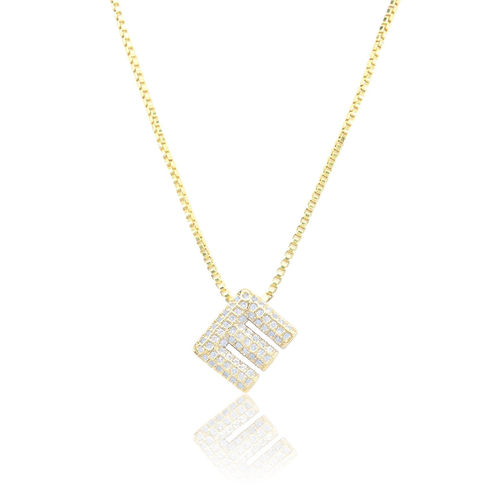 Chunky Initial - Gold, E
