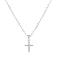 Cross of Cubic Zirconias - Silver