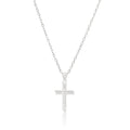 Asymmetrical Cross - Silver