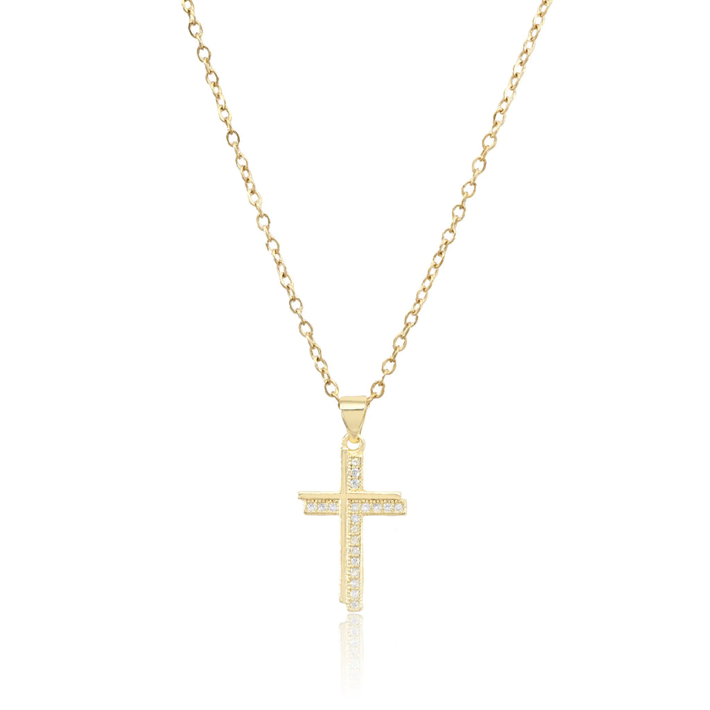 Asymmetrical Cross - Gold