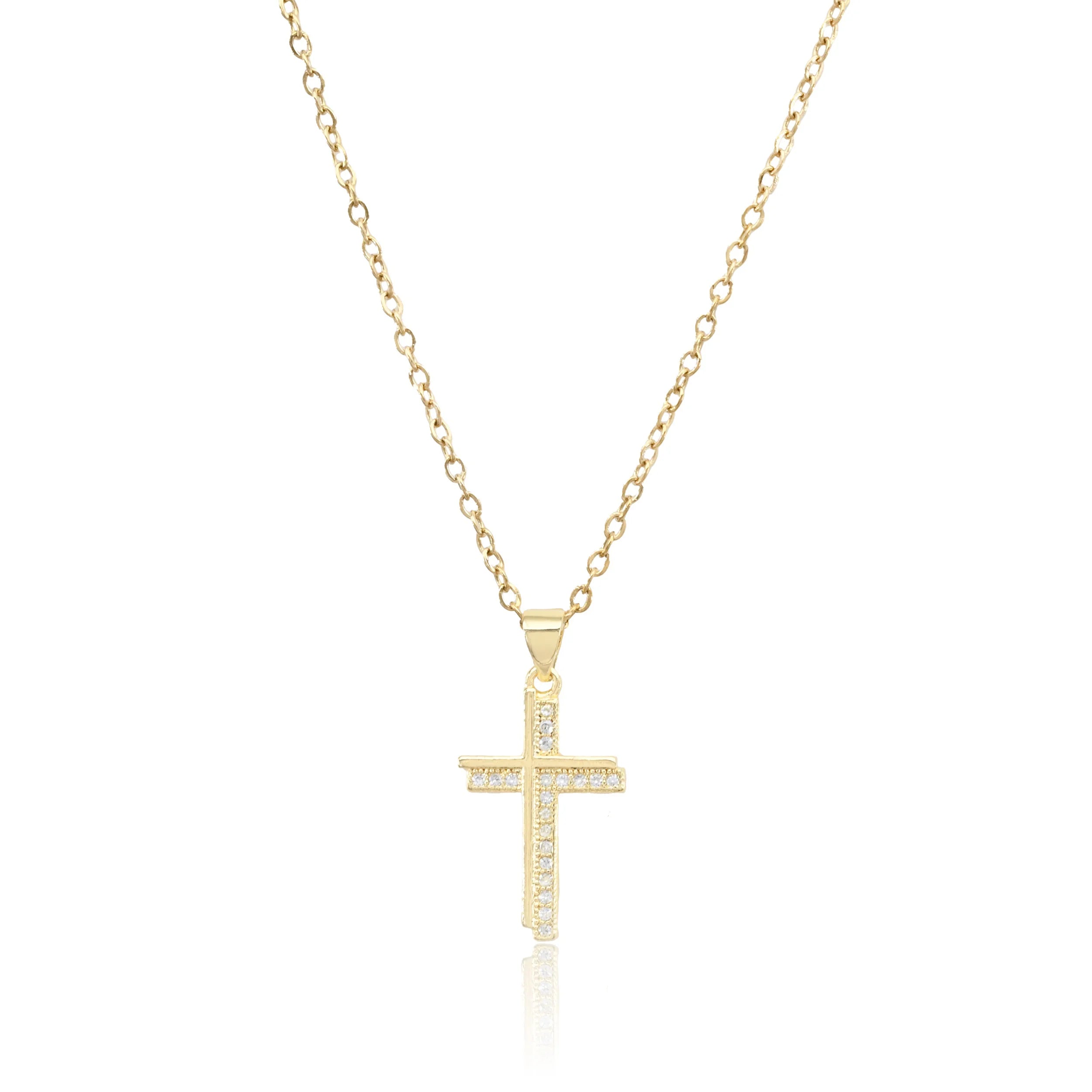 Asymmetrical Cross - Gold