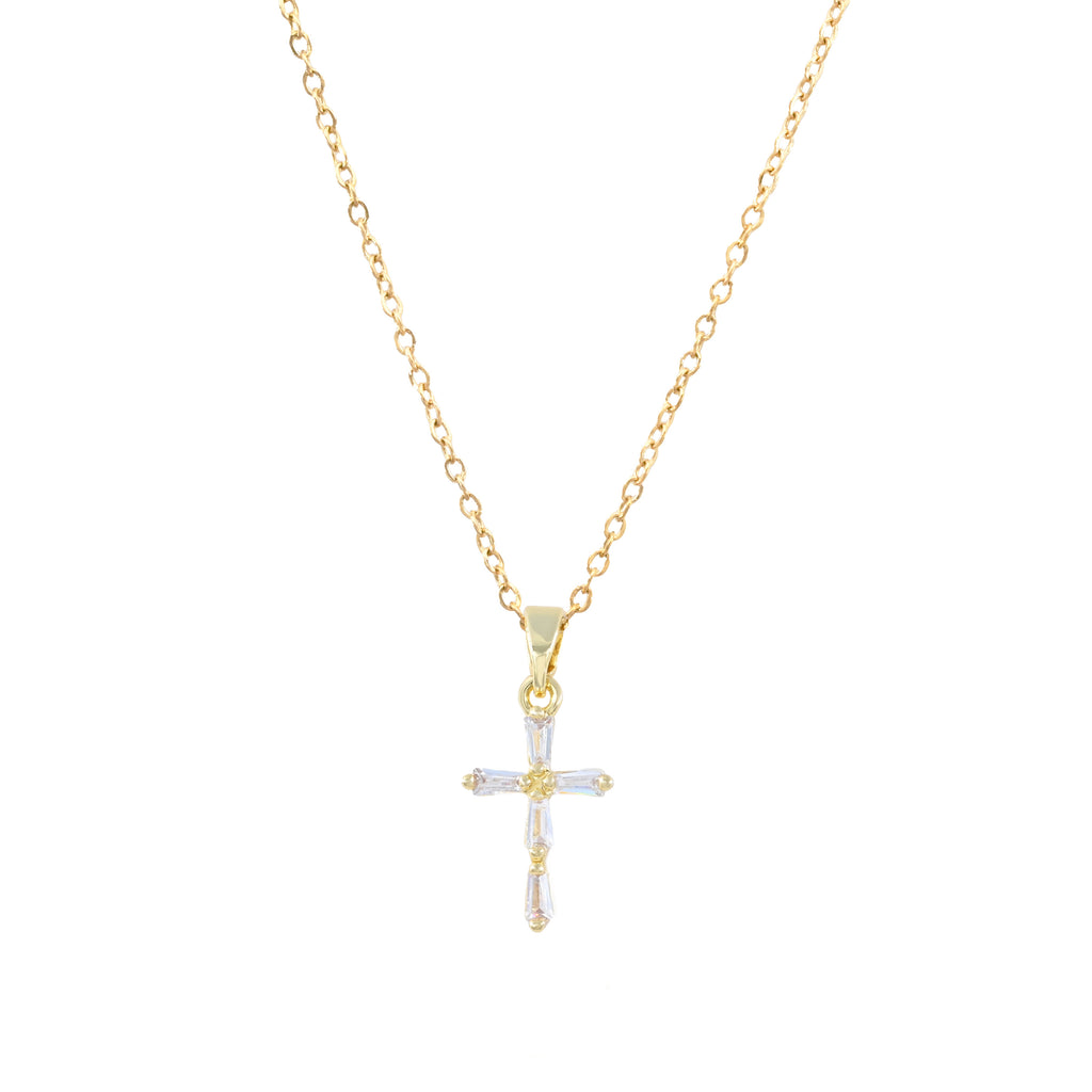 Grace Crystal Cross Necklace