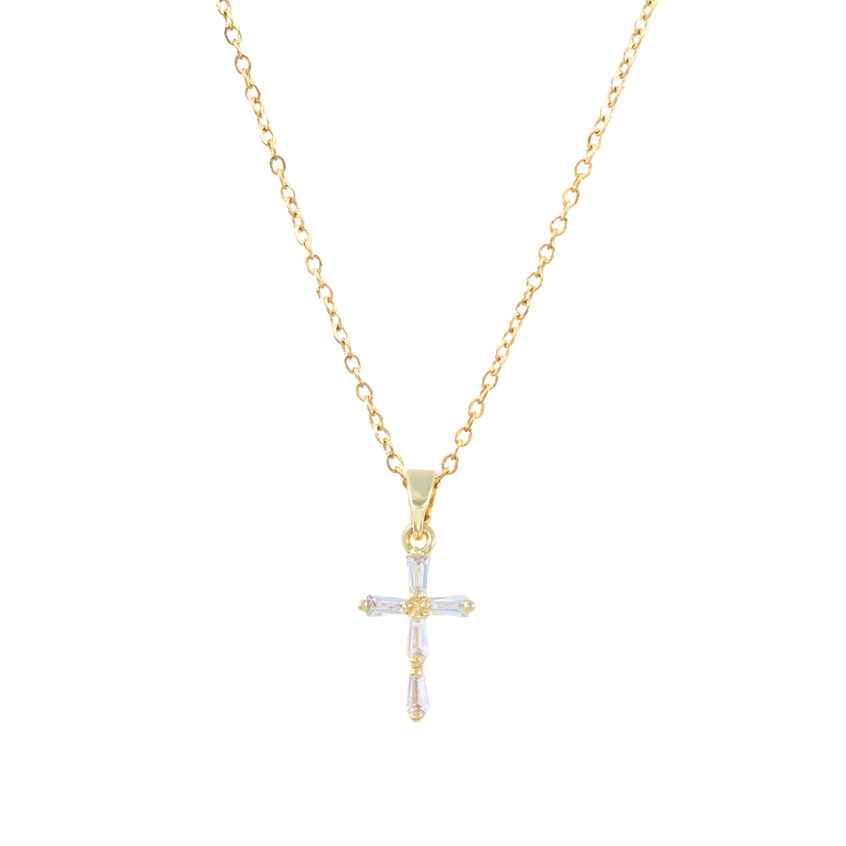 Grace Crystal Cross Necklace