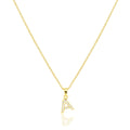 Louminus initial necklace