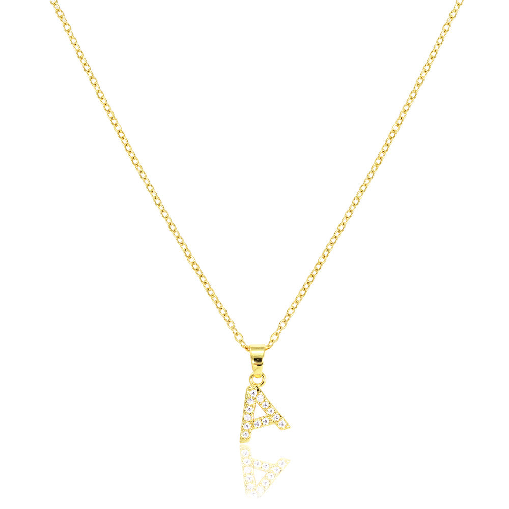 Louminus initial necklace