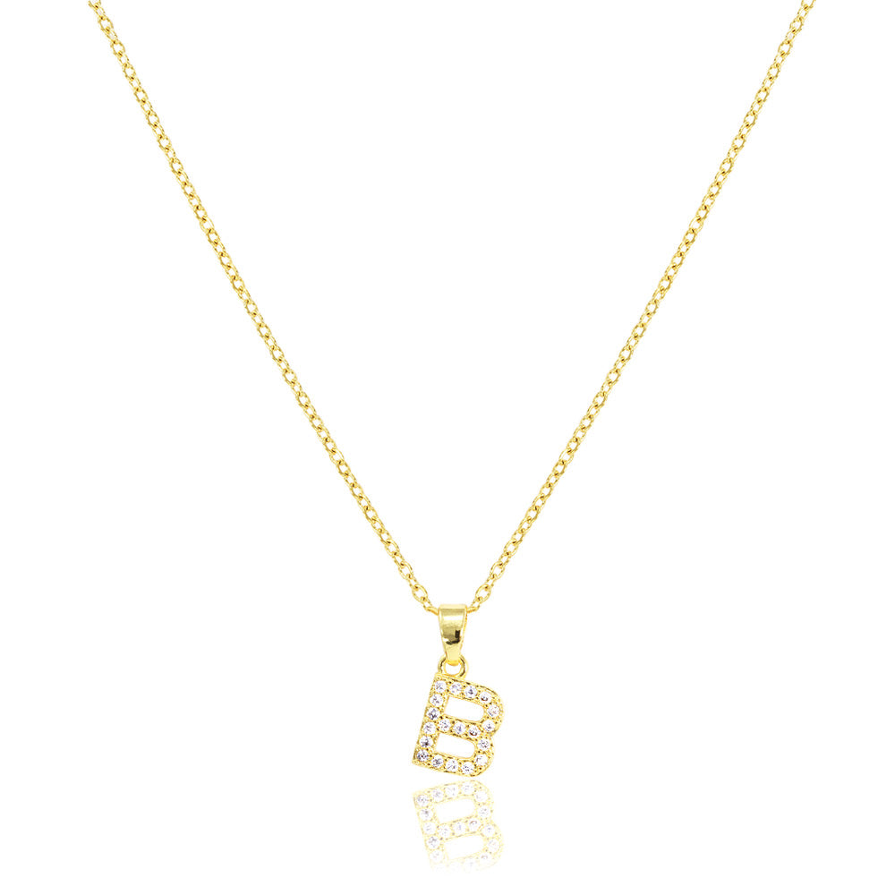 Louminus initial necklace