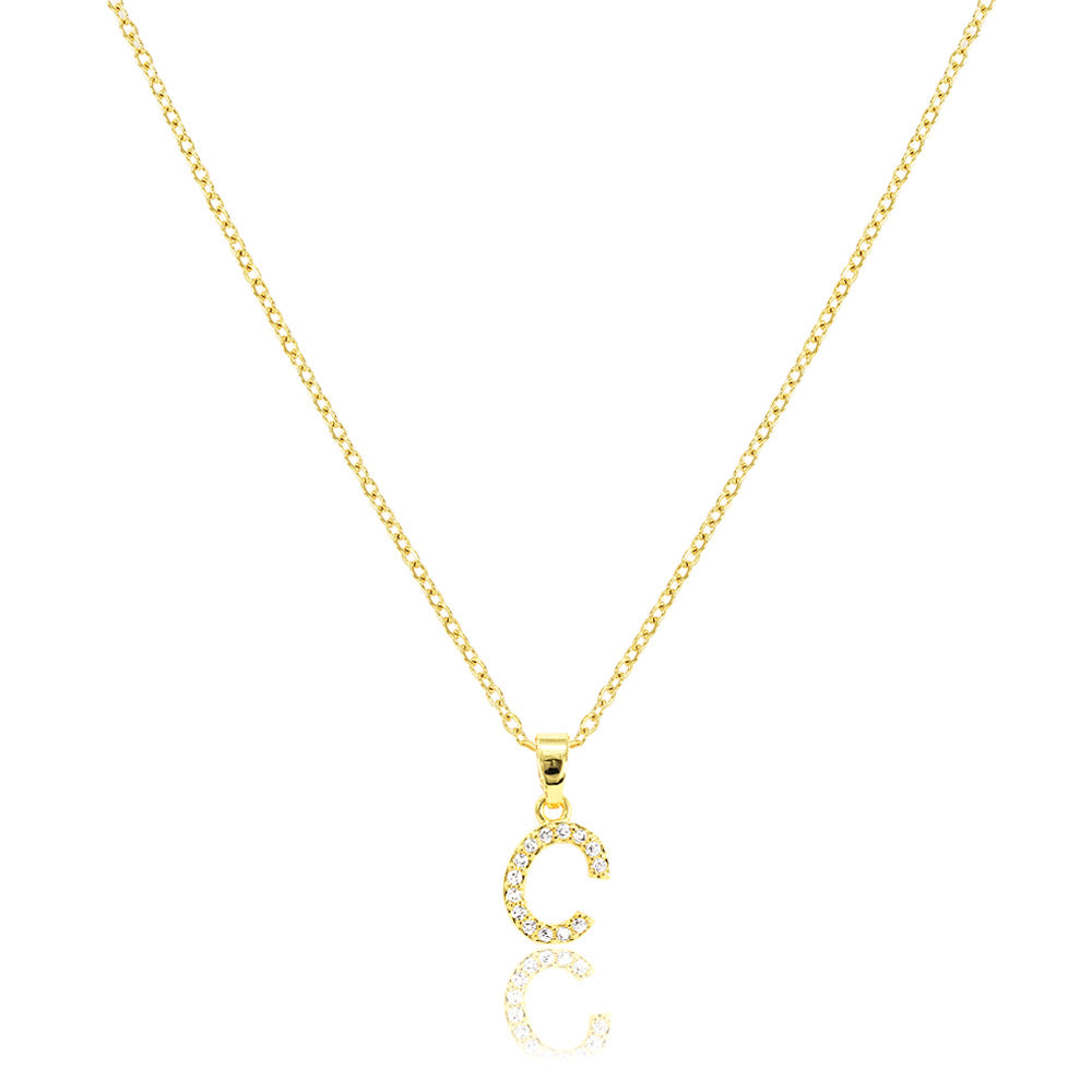 Louminus initial necklace