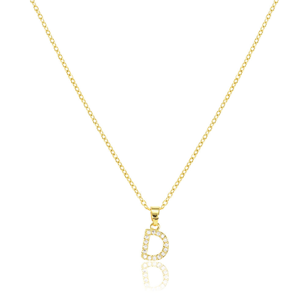 Louminus initial necklace