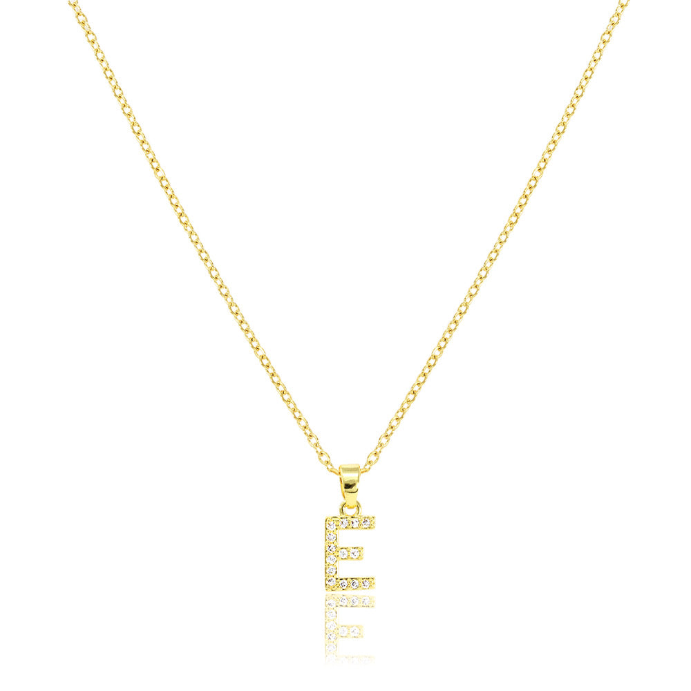 Louminus initial necklace