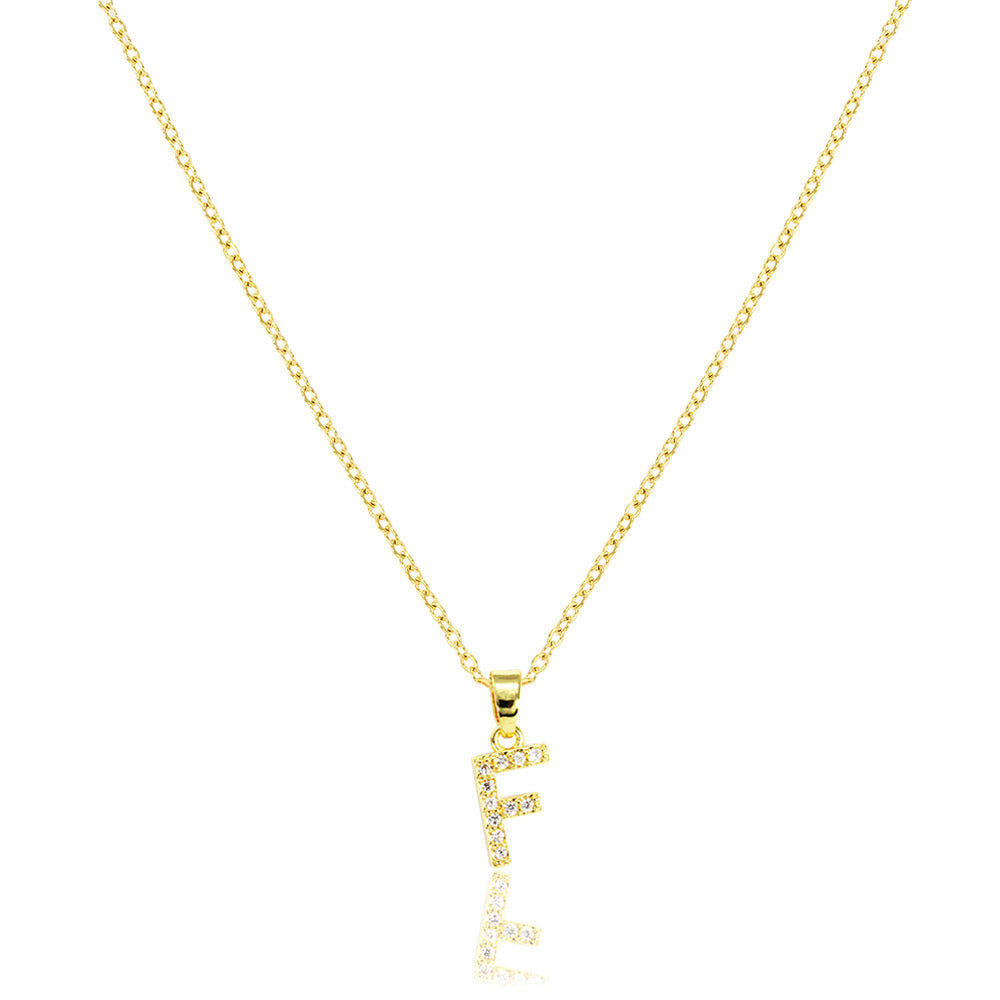 Louminus initial necklace