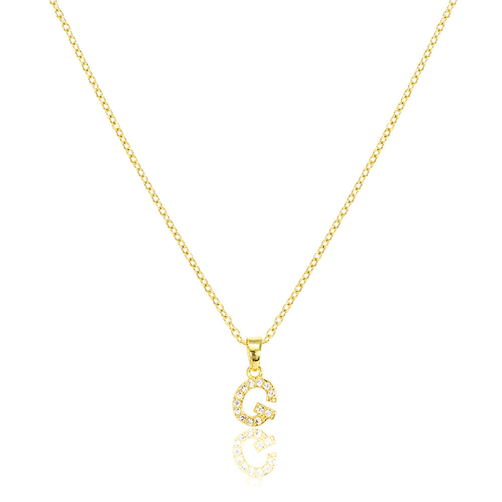 Louminus initial necklace