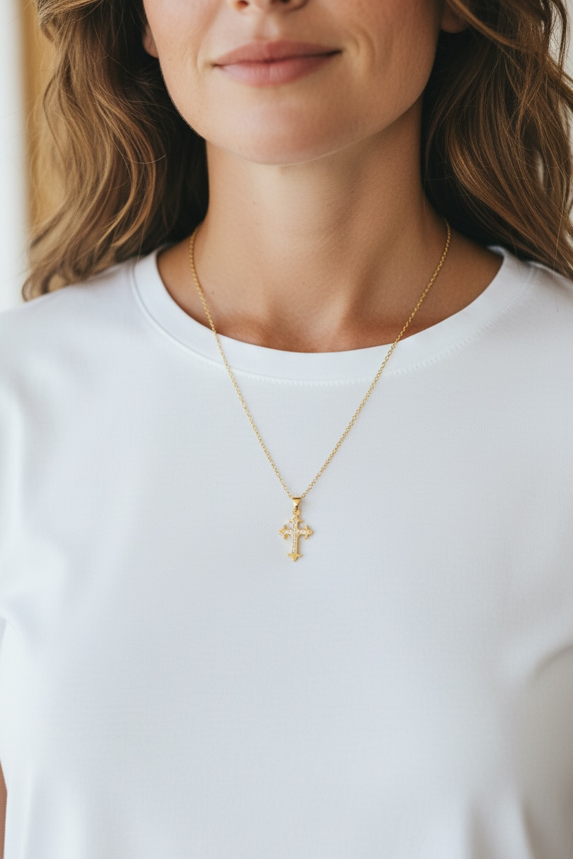 Royal Faith cross Necklace