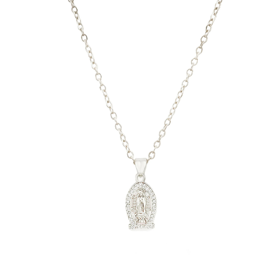 Medallion Our Lady of Guadalupe - Silver