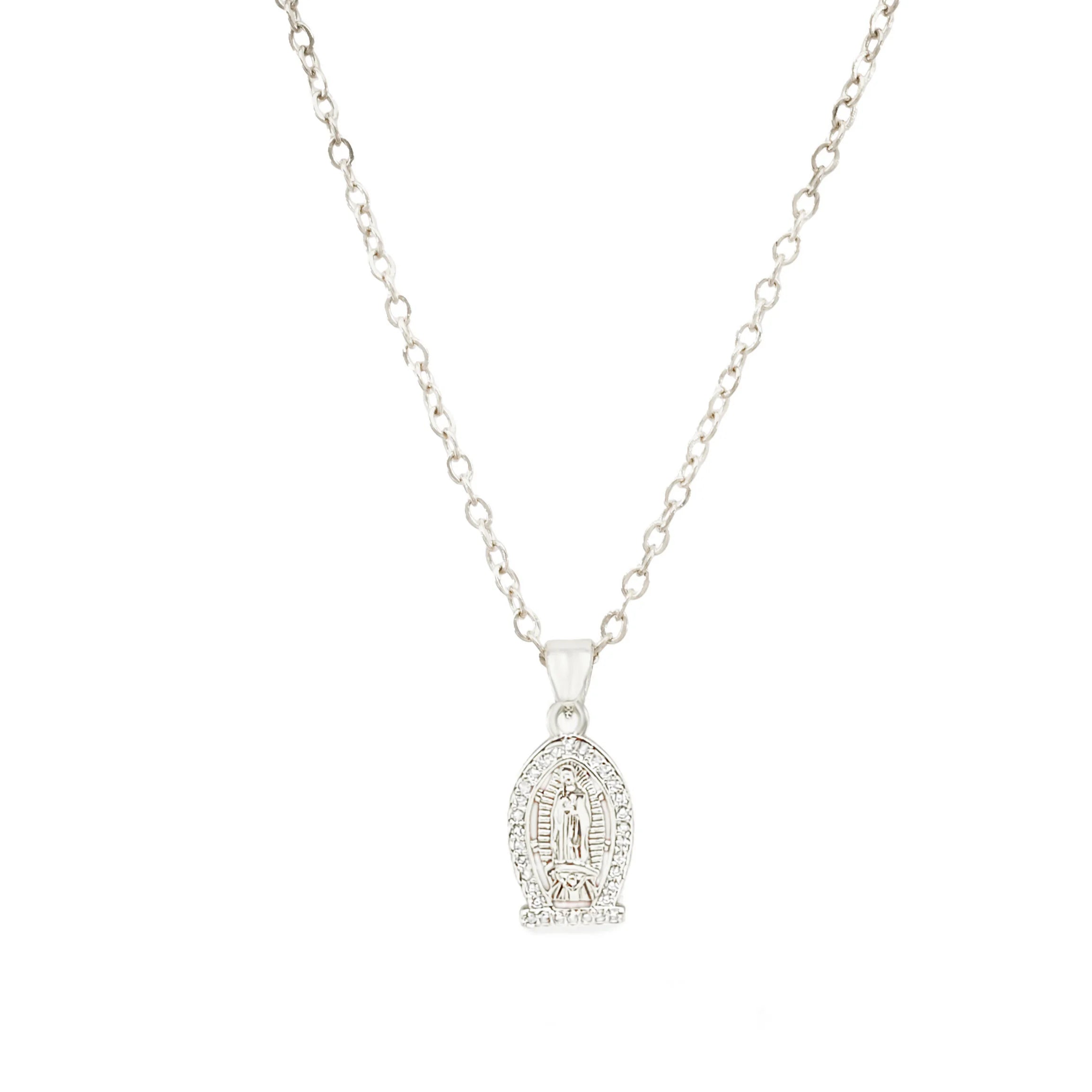 Medallion Our Lady of Guadalupe - Silver