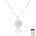 Medium Saint Benedict Medallion - Silver