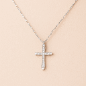 Cross with Cubic Zirconias