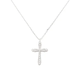 Cross with Cubic Zirconias