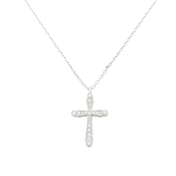 Cross with Cubic Zirconias