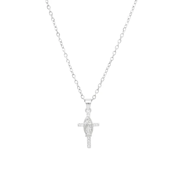 Our Lady of Guadalupe on a Cross