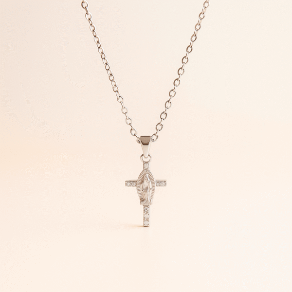 Our Lady of Guadalupe on a Cross