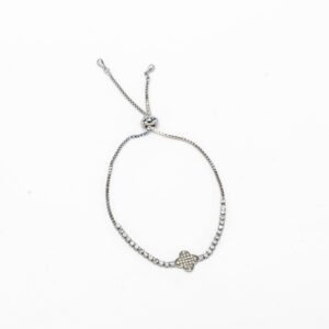 Single Clover With Stones