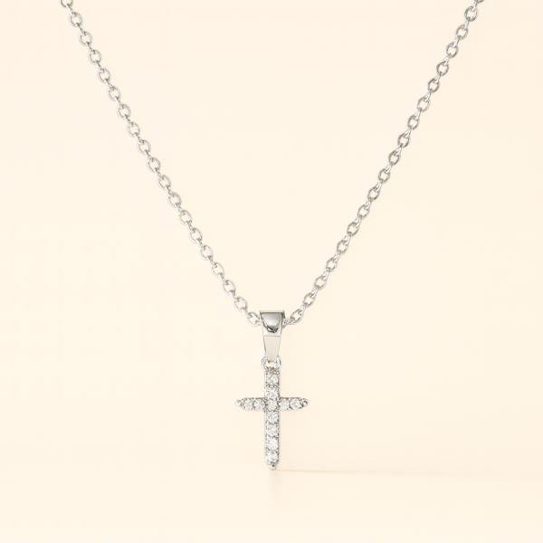 Cross of Cubic Zirconias
